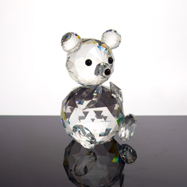 Swarovski Swarovski Crystal Teddy Bear Figurine | Tiny Crystal Animal Figurine Gift for Grandma Gift for Grandson Gift for Bear Lover Glass Animal - Crystal Figurine ClassyTea