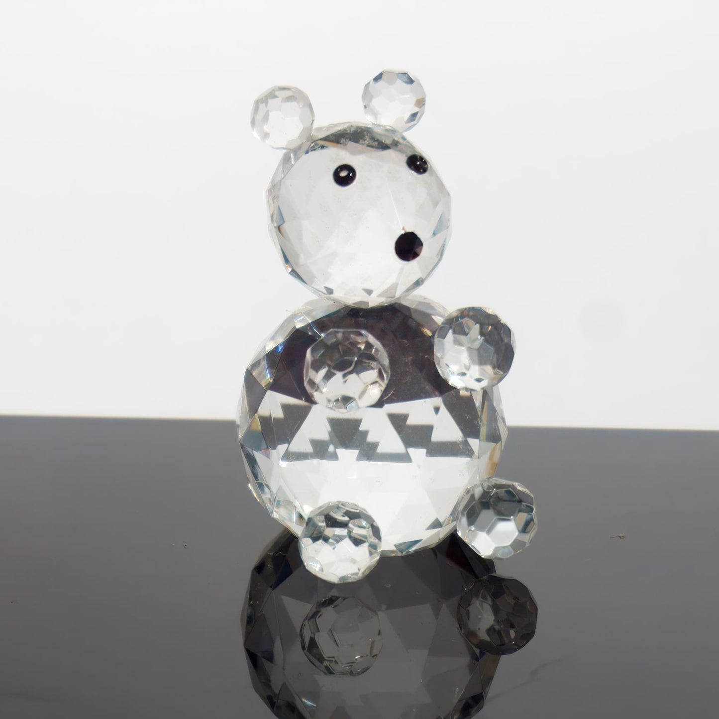 Swarovski Swarovski Crystal Teddy Bear Figurine | Tiny Crystal Animal Figurine Gift for Grandma Gift for Mom Gift for Bear Lover Small Glass Animal - Crystal Figurine ClassyTea