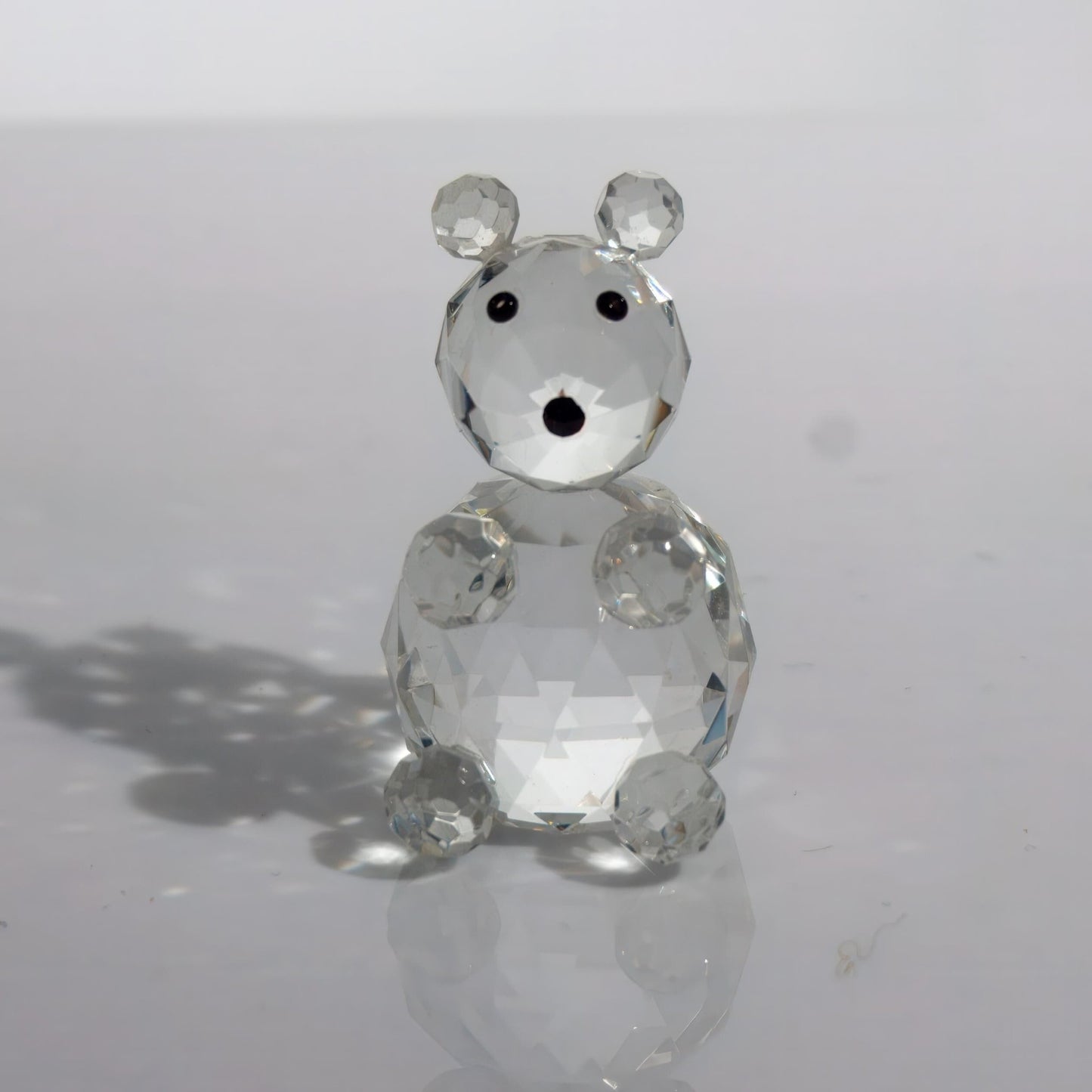 Swarovski Swarovski Crystal Teddy Bear Figurine | Tiny Crystal Animal Figurine Gift for Grandma Gift for Mom Gift for Bear Lover Small Glass Animal - Crystal Figurine ClassyTea