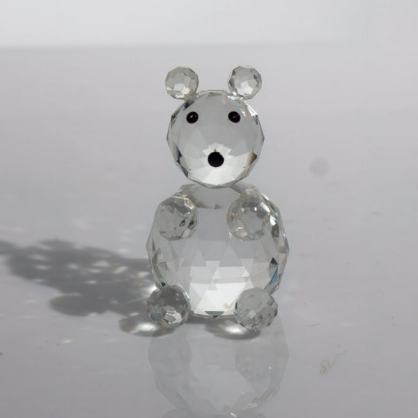 Swarovski Swarovski Crystal Teddy Bear Figurine | Tiny Crystal Animal Figurine Gift for Grandma Gift for Mom Gift for Bear Lover Small Glass Animal - Crystal Figurine ClassyTea