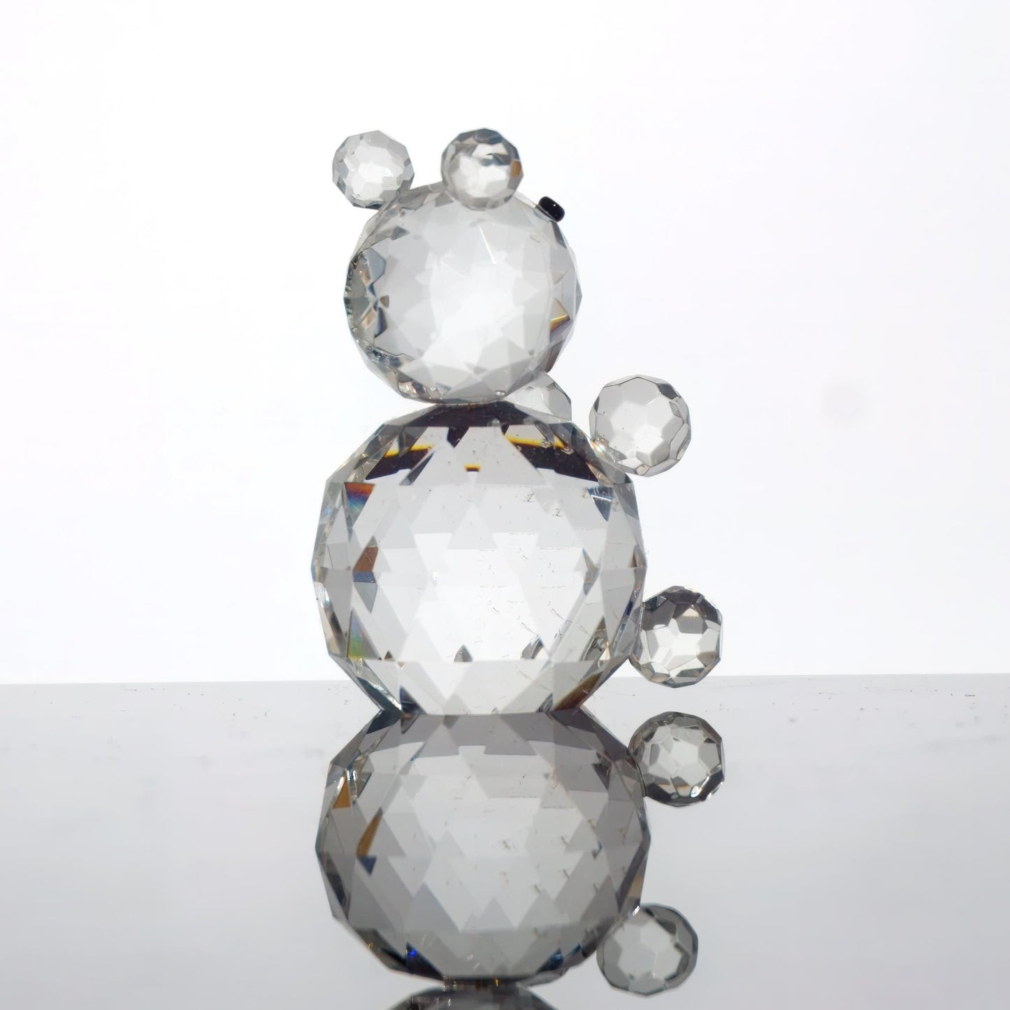 Swarovski Swarovski Crystal Teddy Bear Figurine | Tiny Crystal Animal Figurine Gift for Grandma Gift for Mom Gift for Bear Lover Small Glass Animal - Crystal Figurine ClassyTea