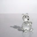 Swarovski Swarovski Crystal Teddy Bear Figurine | Tiny Crystal Animal Figurine Gift for Grandma Gift for Mom Gift for Bear Lover Small Glass Animal - Crystal Figurine ClassyTea