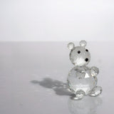 Swarovski Swarovski Crystal Teddy Bear Figurine | Tiny Crystal Animal Figurine Gift for Grandma Gift for Mom Gift for Bear Lover Small Glass Animal - Crystal Figurine ClassyTea