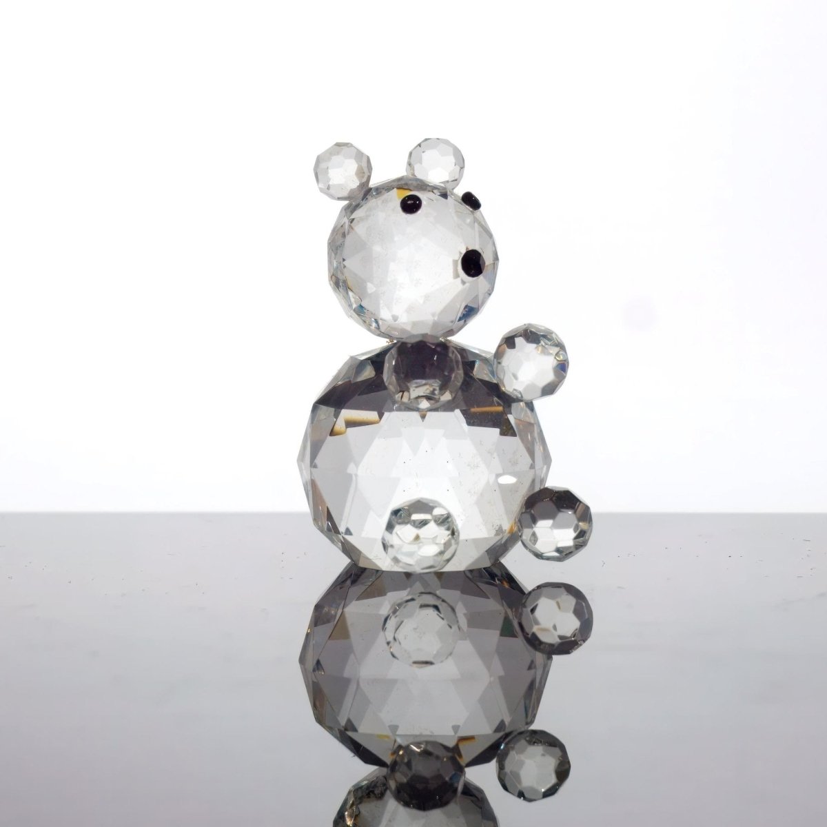 Swarovski Swarovski Crystal Teddy Bear Figurine | Tiny Crystal Animal Figurine Gift for Grandma Gift for Mom Gift for Bear Lover Small Glass Animal - Crystal Figurine ClassyTea
