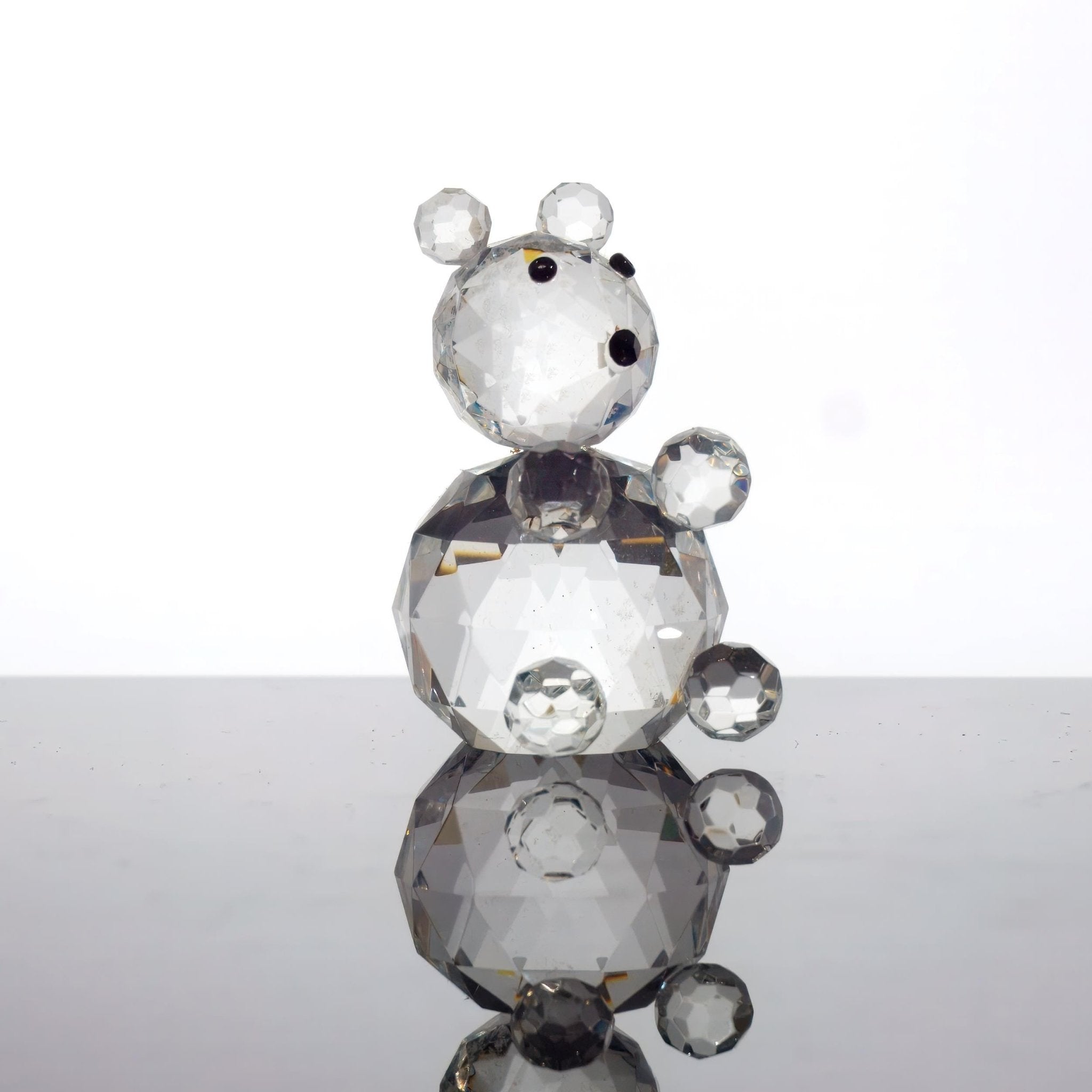 Swarovski Swarovski Crystal Teddy Bear Figurine | Tiny Crystal Animal Figurine Gift for Grandma Gift for Mom Gift for Bear Lover Small Glass Animal - Crystal Figurine ClassyTea