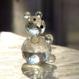 Swarovski Swarovski Crystal Teddy Bear Figurine | Tiny Crystal Animal Figurine Gift for Grandma Gift for Mom Gift for Bear Lover Small Glass Animal - Crystal Figurine ClassyTea