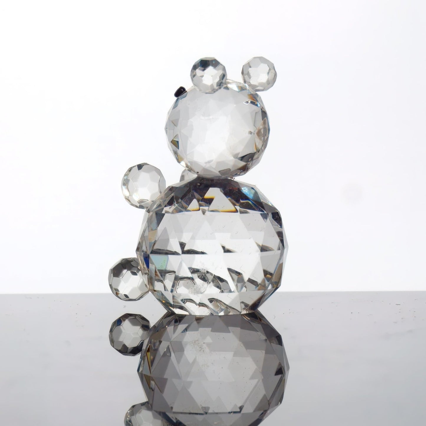 Swarovski Swarovski Crystal Teddy Bear Figurine | Tiny Crystal Animal Figurine Gift for Grandma Gift for Mom Gift for Bear Lover Small Glass Animal - Crystal Figurine ClassyTea