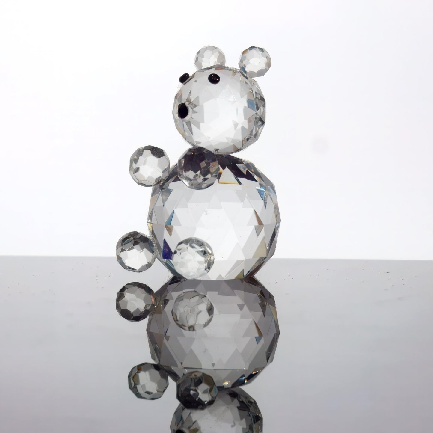 Swarovski Swarovski Crystal Teddy Bear Figurine | Tiny Crystal Animal Figurine Gift for Grandma Gift for Mom Gift for Bear Lover Small Glass Animal - Crystal Figurine ClassyTea