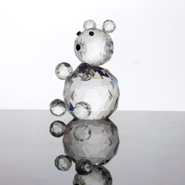 Swarovski Swarovski Crystal Teddy Bear Figurine | Tiny Crystal Animal Figurine Gift for Grandma Gift for Mom Gift for Bear Lover Small Glass Animal - Crystal Figurine ClassyTea