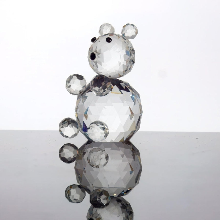 Swarovski Swarovski Crystal Teddy Bear Figurine | Tiny Crystal Animal Figurine Gift for Grandma Gift for Mom Gift for Bear Lover Small Glass Animal - Crystal Figurine ClassyTea