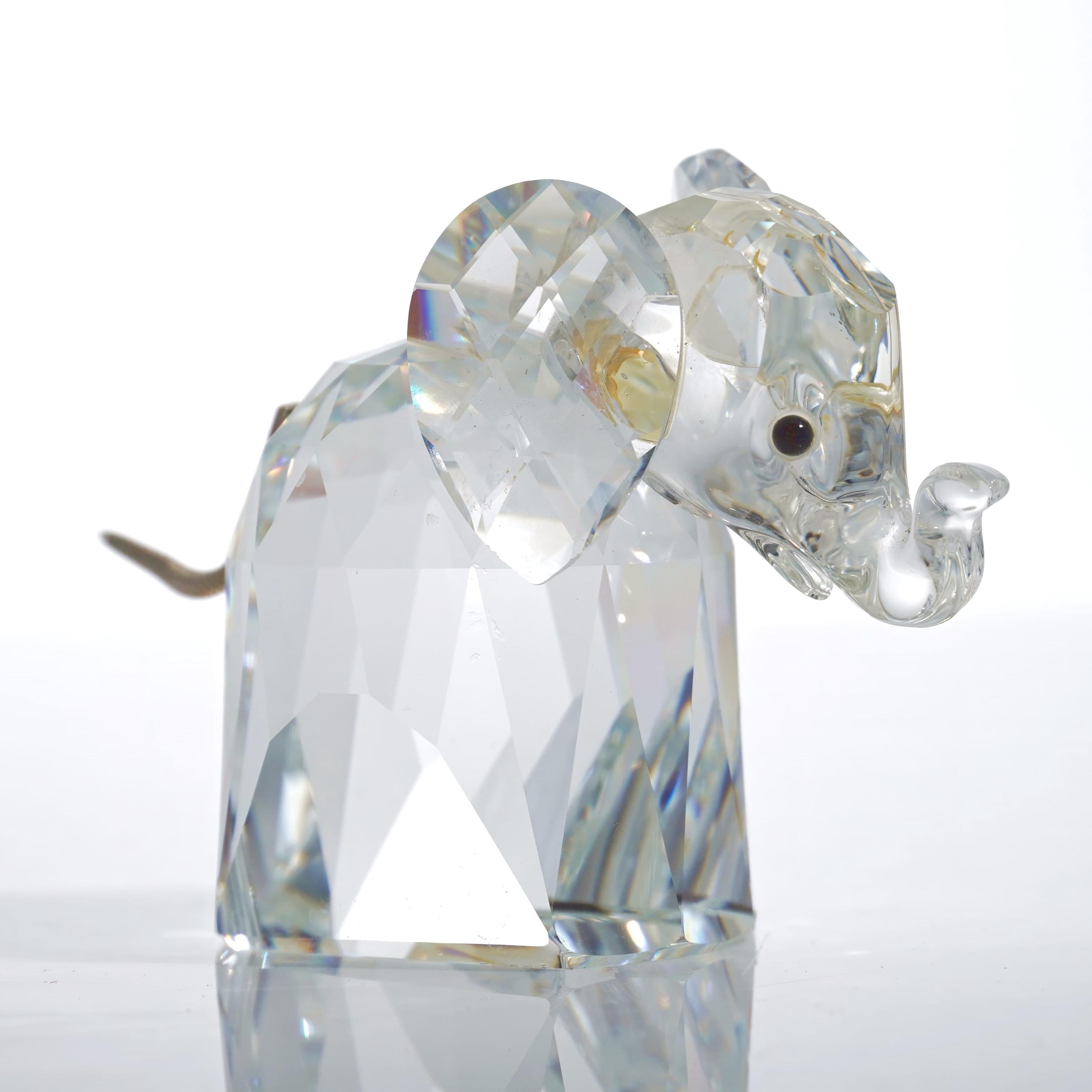 Swarovski Swarovski Crystal Elephant Figurine - Figurine ClassyTea