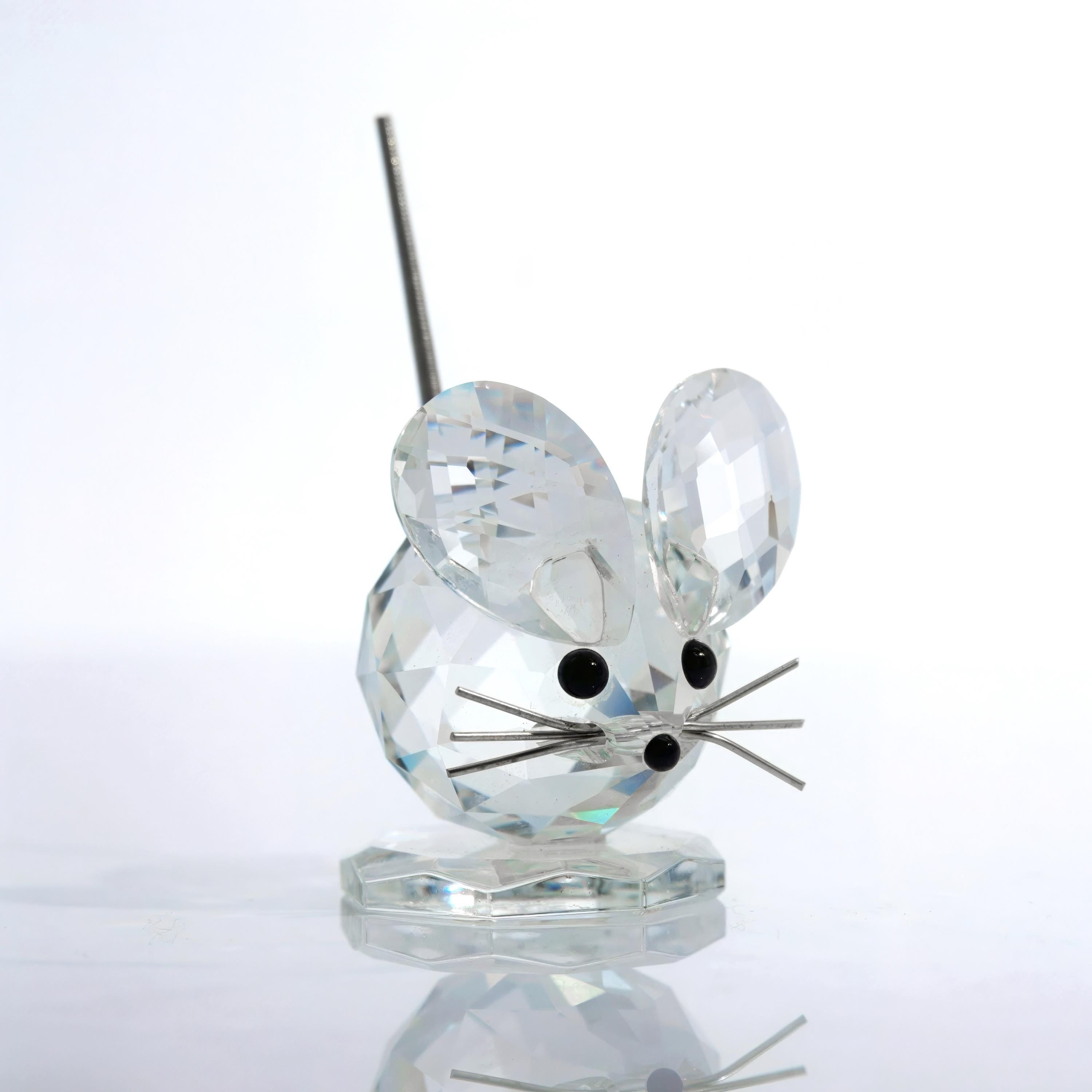 Swarovski Swarovski "In A Summer Meadow" Crystal Mouse Figurine - Figurine ClassyTea