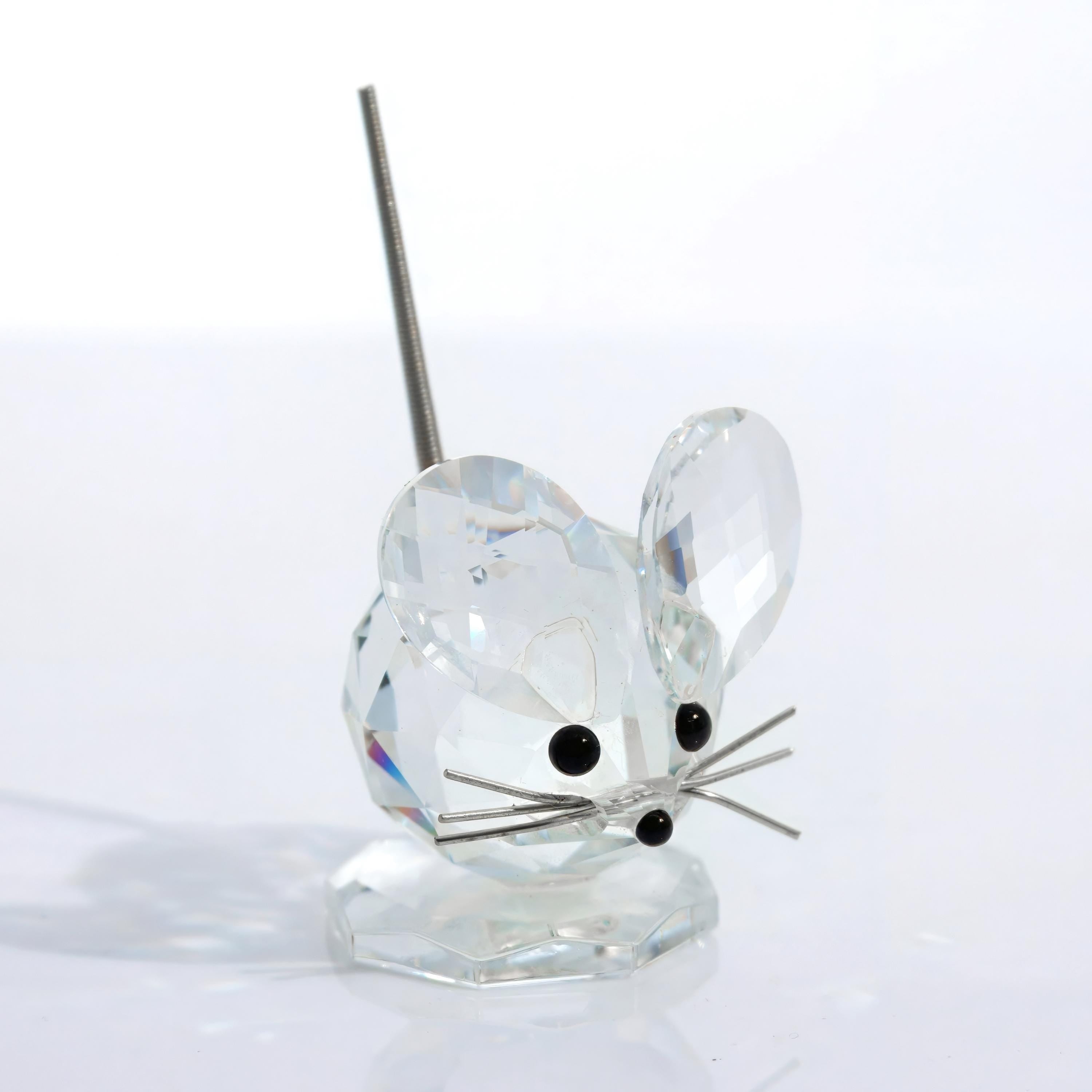 Swarovski Swarovski "In A Summer Meadow" Crystal Mouse Figurine - Figurine ClassyTea