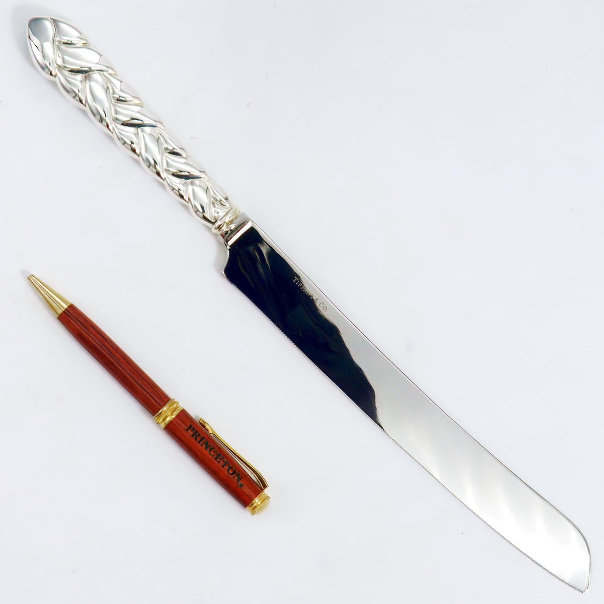 Tiffany & Co. Tiffany & Co. Sterling Silver Braided Cake Knife (13") - Cake Knife ClassyTea