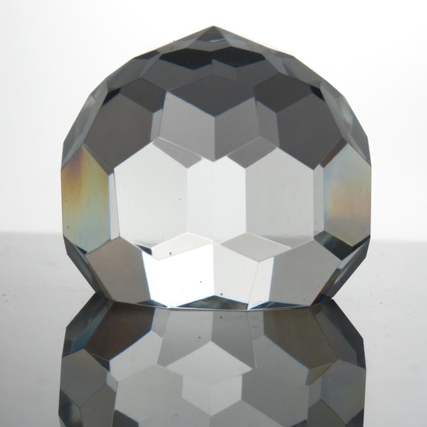 Tiffany & Co Tiffany And Co Paperweight | German - Precision Cut Crystal Unique Desk Decor Glass Old Money Aesthetic Style Round 3rd 15th Anniversary - Crystal Paperweight ClassyTea