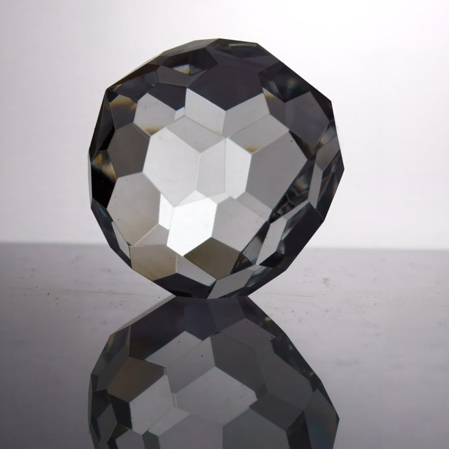 Tiffany & Co Faceted Sphere Paperweight (3") | Vintage Crystal