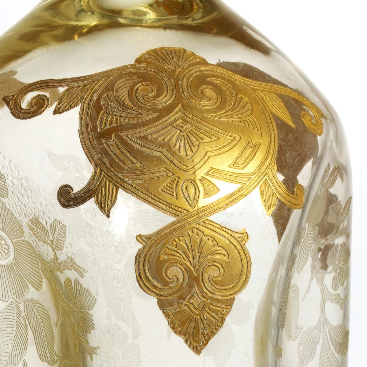 Tiffin Tiffin Mandarin Yellow Glass Decanter (1920s - 1930s) | Crystal - Glass Decanter ClassyTea