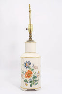 Tilden Thurber Floral Porcelain Table Lamp For Country Decor Ceramic Lamp For Farmhouse Aesthetic Brass Gold Unique Tilden Thurber Cute Lamp China Lamp - Table Lamp ClassyTea