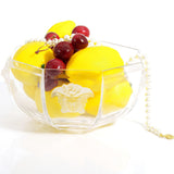 Versace Rosenthal Rosenthal "Medusa Lumiere" Crystal Bowl (7.5") - Centerpiece Bowl ClassyTea