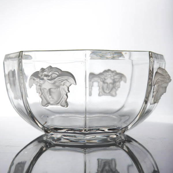 Versace Rosenthal Rosenthal "Medusa Lumiere" Crystal Bowl (7.5") - Centerpiece Bowl ClassyTea