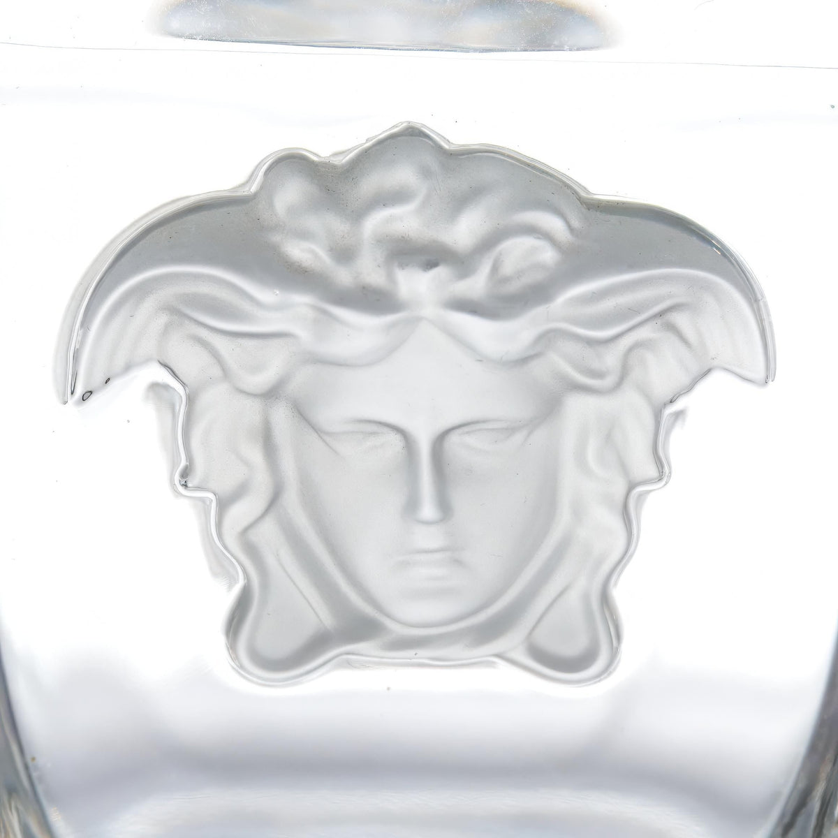 Versace Rosenthal Medusa Lumiere (7.5") Crystal Catchall Bowl | Vintage Crystal