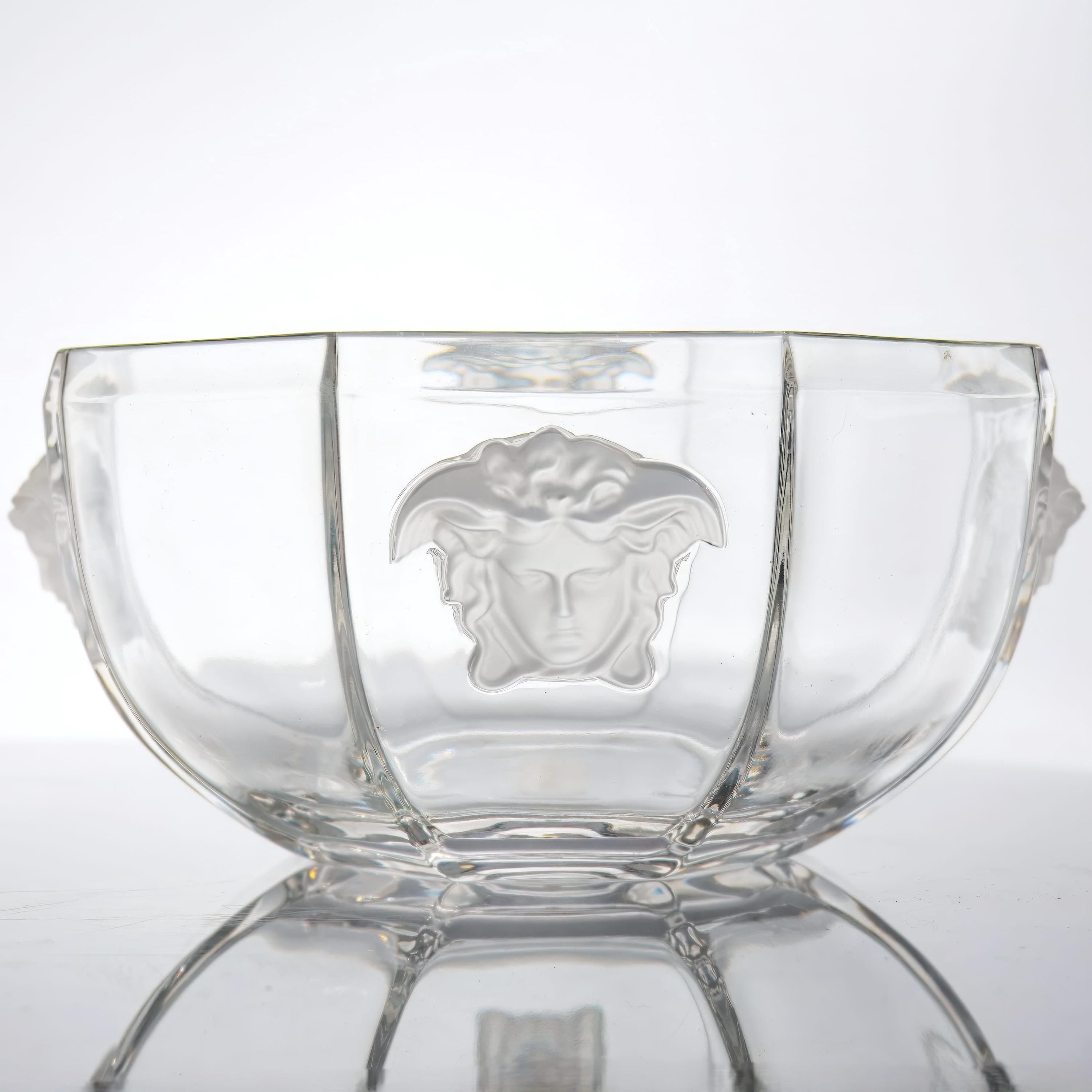 Versace Rosenthal Rosenthal "Medusa Lumiere" Crystal Bowl (7.5") - Centerpiece Bowl ClassyTea