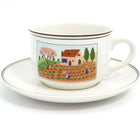 Villeroy & Boch "Design Naif" Coffee Cup Set For 6 w/ Saucers