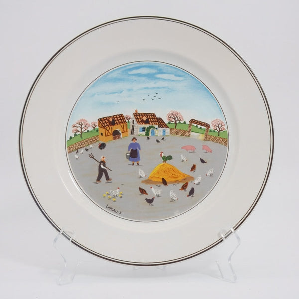 Villeroy & Boch Villeroy and Boch Design Naif dinner plates rustic vintage tableware French art dinnerware collectible formal dining plates farmhouse - Dinner Plates ClassyTea