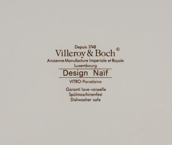 Villeroy & Boch Villeroy and Boch Design Naif dinner plates rustic vintage tableware French art dinnerware collectible formal dining plates farmhouse - Dinner Plates ClassyTea