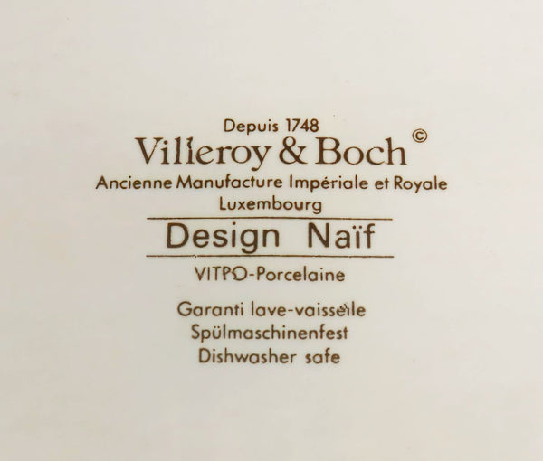 Villeroy & Boch Villeroy & Boch "Design Naif" Salad Plate Set For 6 - Plates ClassyTea