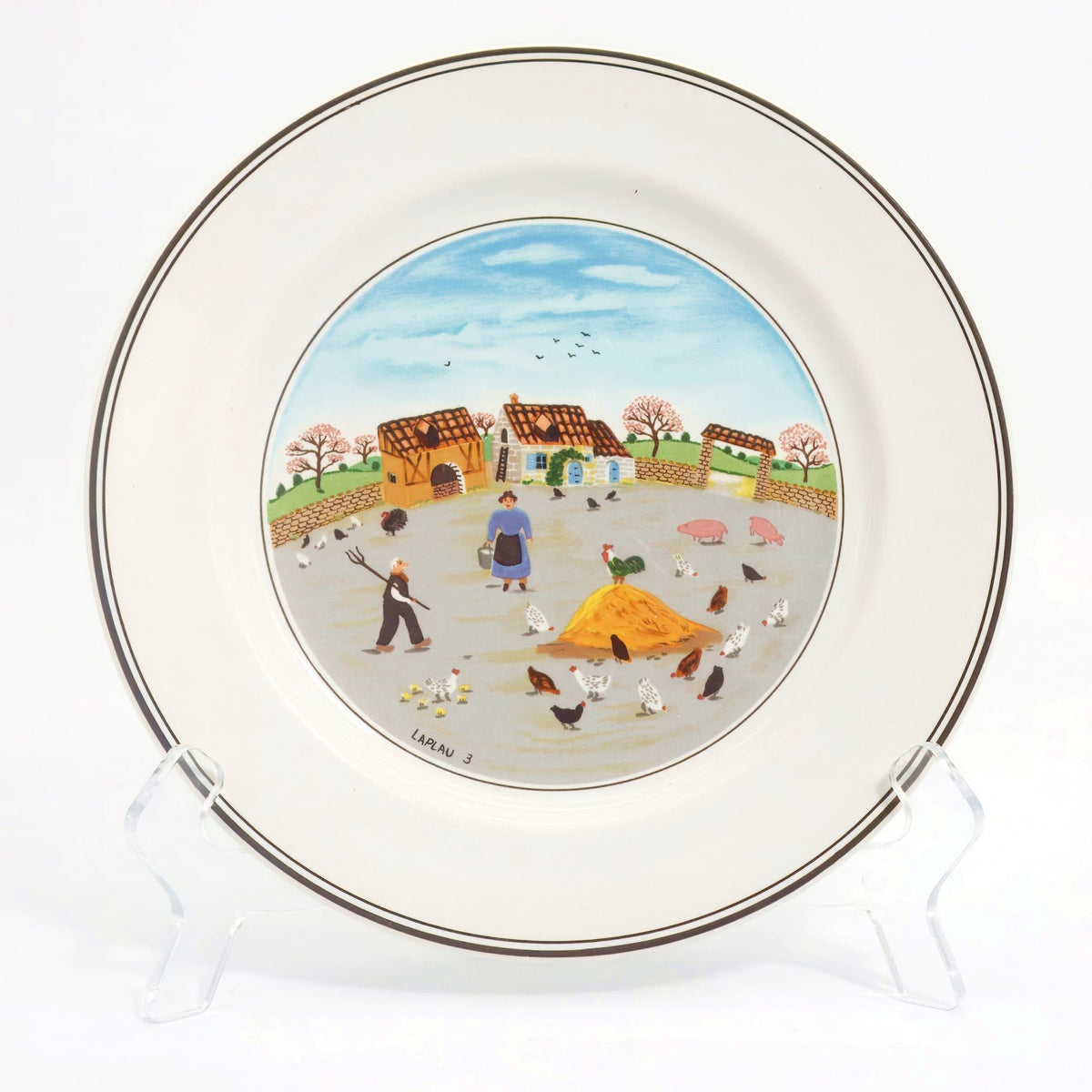 Villeroy & Boch Villeroy & Boch "Design Naif" Salad Plate Set For 6 - Plates ClassyTea