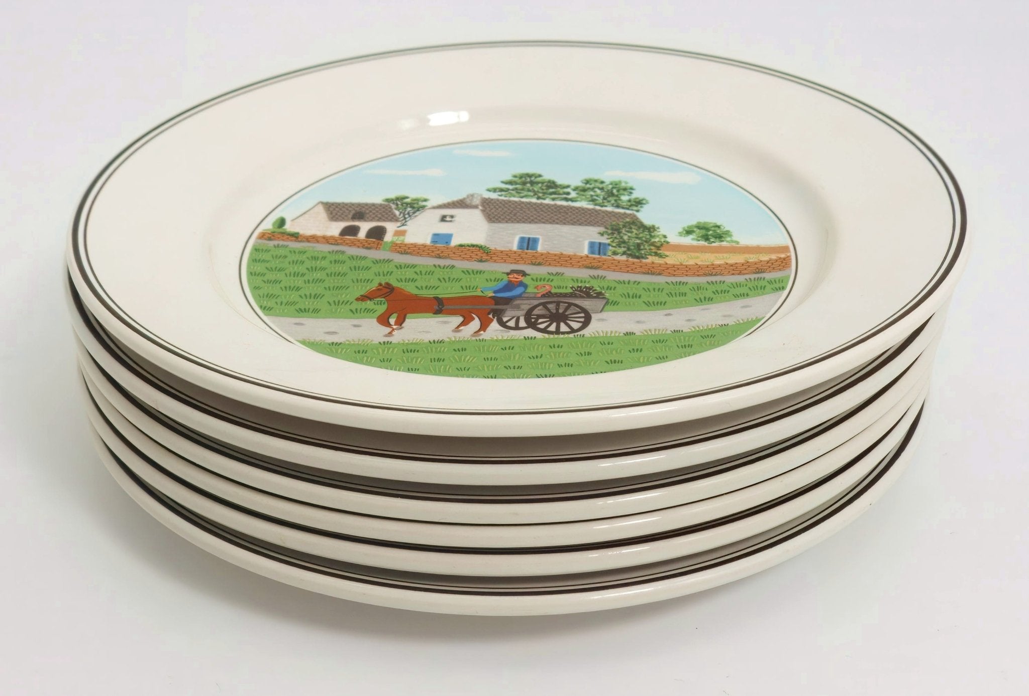 Villeroy & Boch Villeroy & Boch "Design Naif" Salad Plate Set For 6 - Plates ClassyTea
