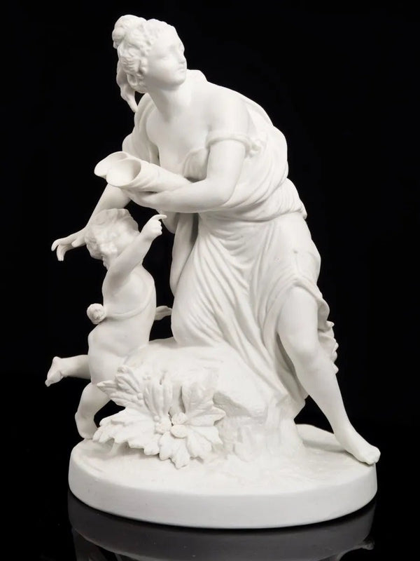 W. Brownfield W. Brownfield Neoclassical Greek Porcelain Sculpture (1860 - 1890) | Porcelain - Porcelain Sculpture ClassyTea