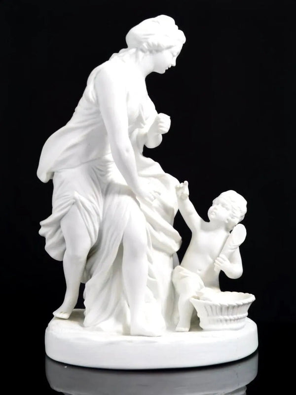 W. Brownfield W. Brownfield Neoclassical Greek Porcelain Sculpture (1860 - 1890) | Porcelain - Porcelain Sculpture ClassyTea