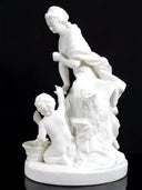 W. Brownfield W. Brownfield Neoclassical Greek Porcelain Sculpture (1860 - 1890) | Porcelain - Porcelain Sculpture ClassyTea