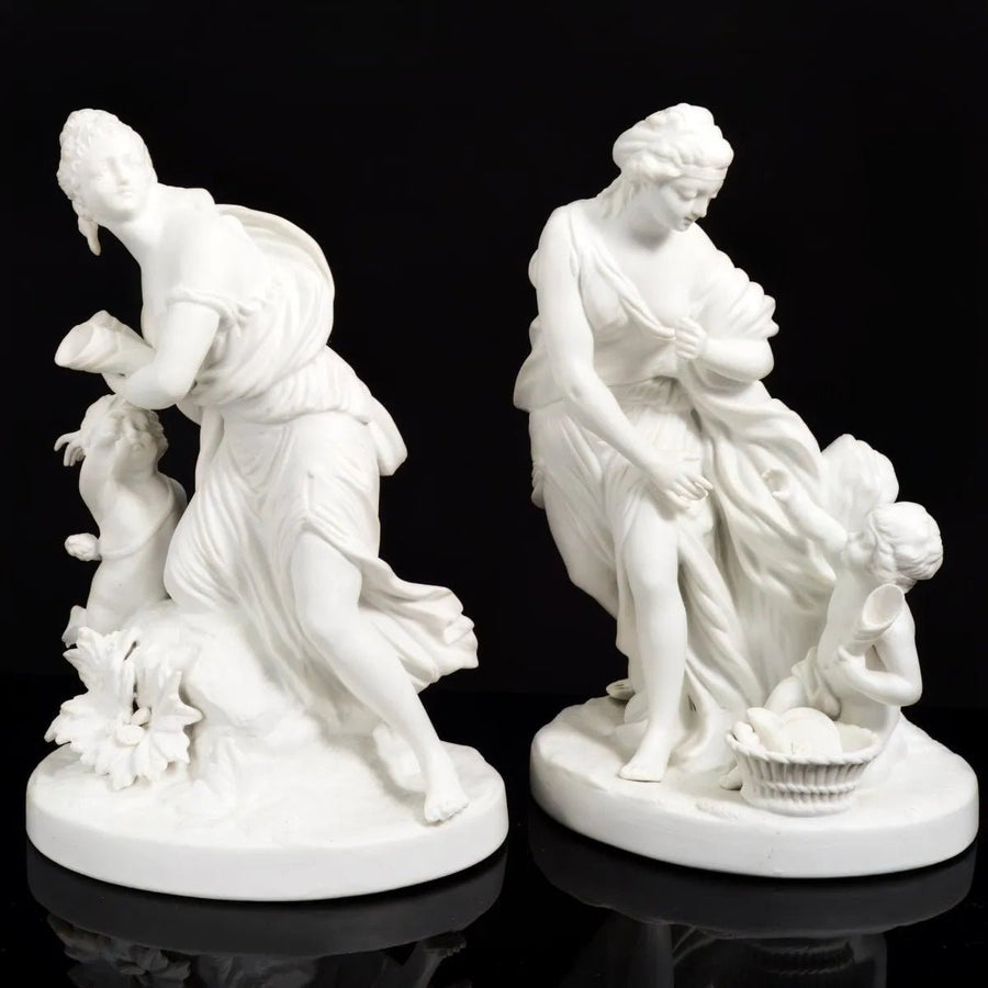 W. Brownfield W. Brownfield Neoclassical Greek Porcelain Sculpture (1860 - 1890) | Porcelain - Porcelain Sculpture ClassyTea