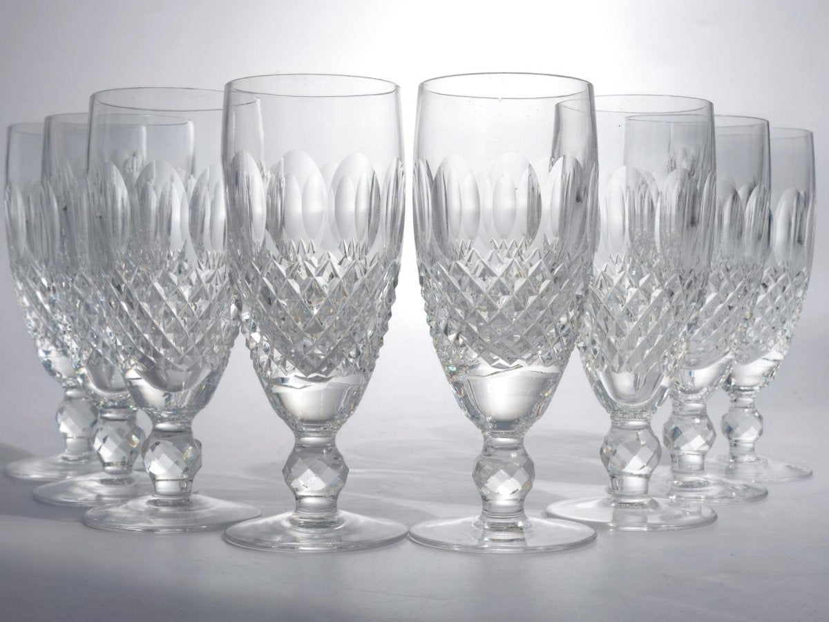 Waterford Eight (8) Waterford Colleen Fluted Champagne Glass Set For Brunch Mimosa Crystal Barware Prosecco Sparkling Wine 15th Anniversary Gift - Champagne Flute ClassyTea