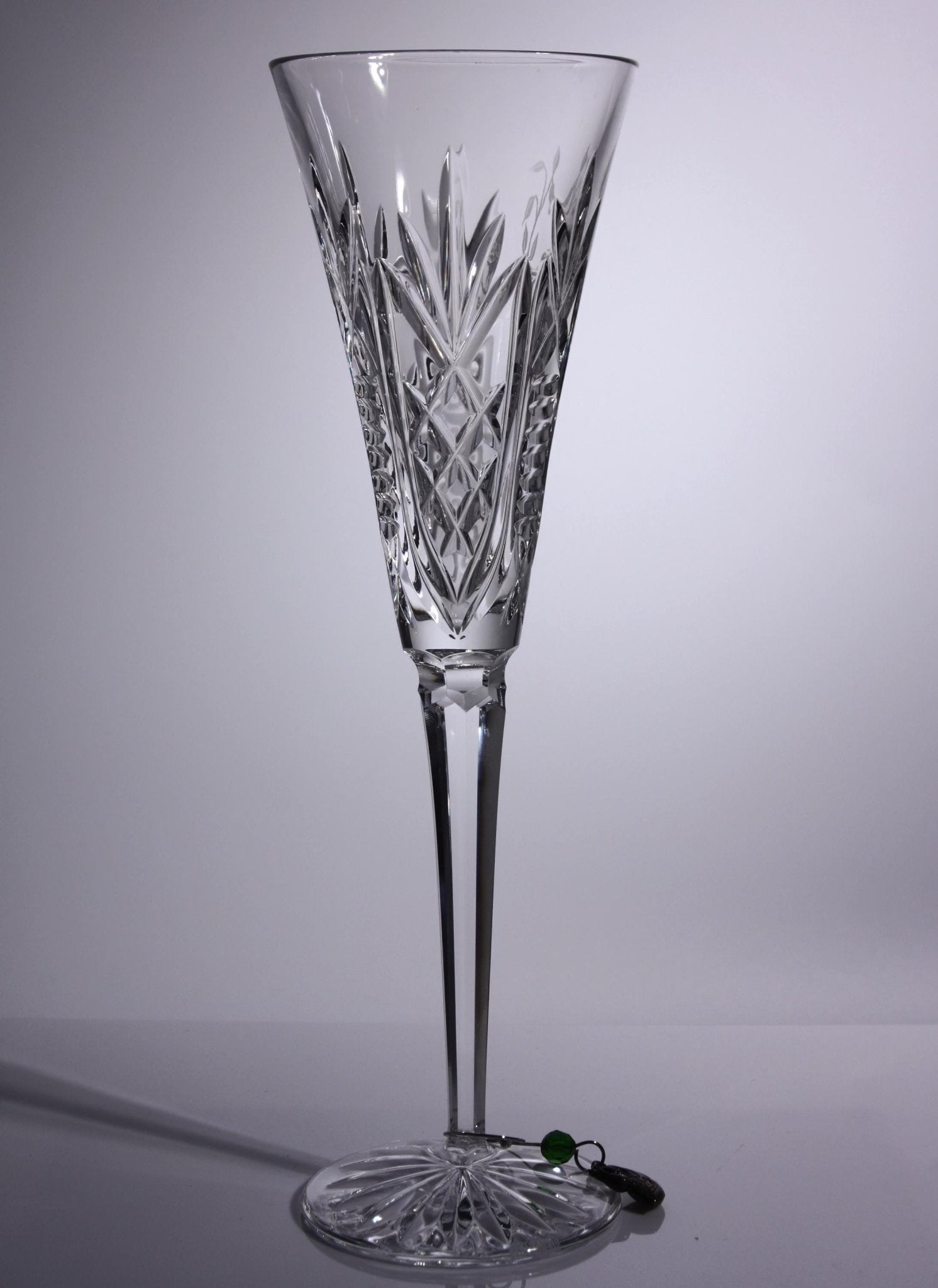 Waterford Waterford Crystal "Twelve Days of Christmas" Partridge in a Pear Tree Fluted Champagne Glass with Charm Christmas Gift, Vintage Glassware - Champagne Flute ClassyTea