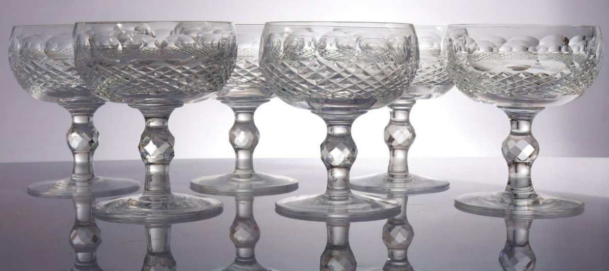 Waterford Waterford Colleen Coupe Champagne Glass (1953) (Set for 8) | Crystal - Coupe Champagne Glass ClassyTea