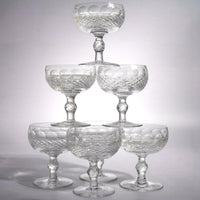 Waterford “Colleen” Coupe Champagne Set for 8