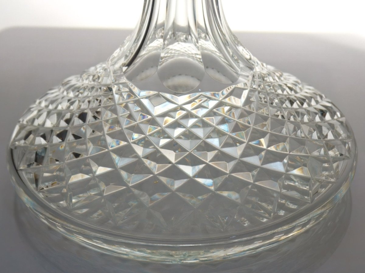 Waterford Waterford Alana Ships Decanter Set Vintage Etched Crystal Glassware Midcentury Barware Wine Rum Liquor Whiskey Decanter Set Tall Brandy - Crystal Decanter ClassyTea