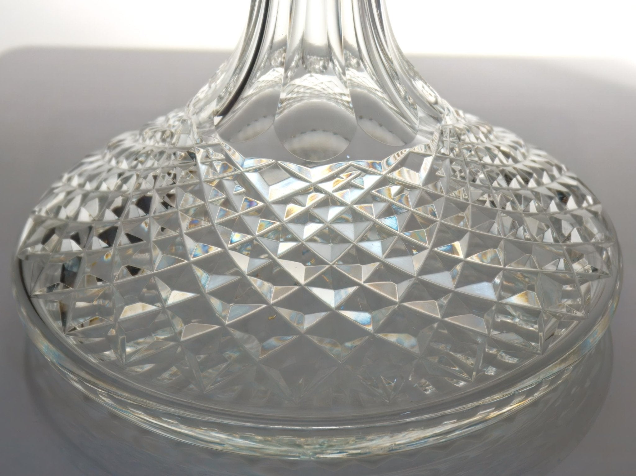 Waterford Waterford Alana Ships Decanter Set Vintage Etched Crystal Glassware Midcentury Barware Wine Rum Liquor Whiskey Decanter Set Tall Brandy - Crystal Decanter ClassyTea
