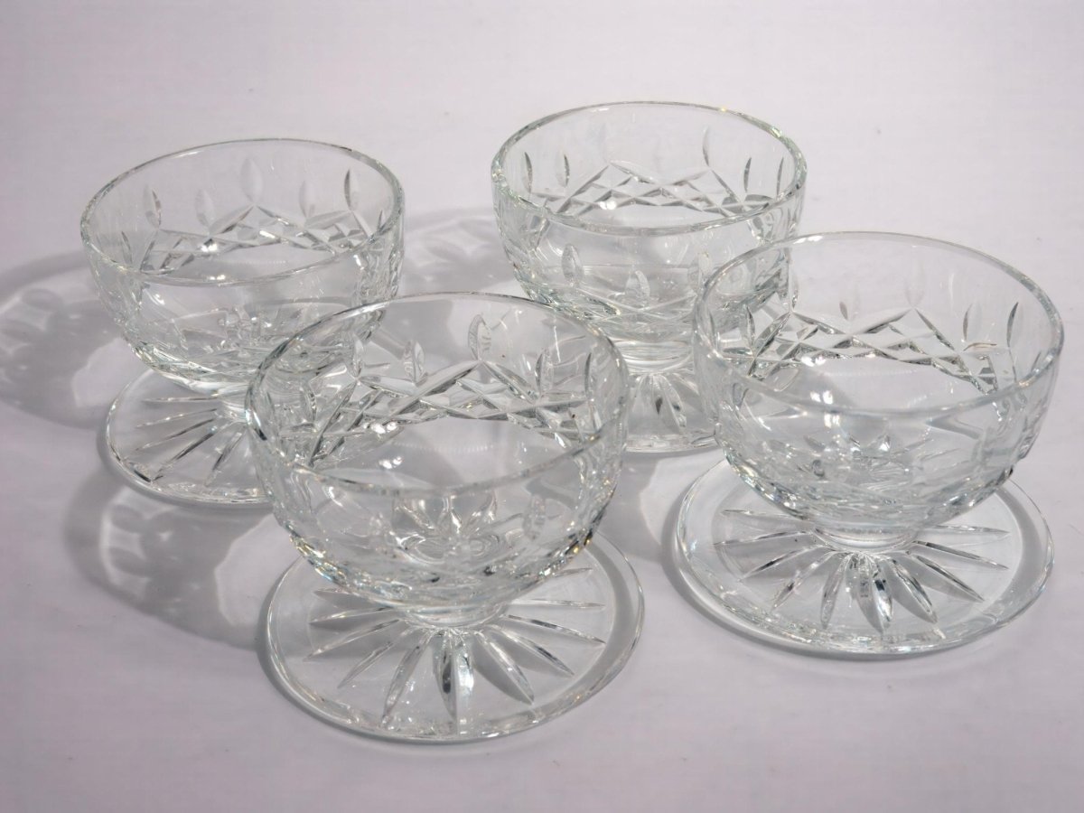 Waterford Waterford Lismore Footed Dessert Bowls For Ice Cream Bowl Snacks Bowl Fruit bowls sherbet parfait bowl gelato Gift for wife Crystal Dessert - Fruit/Dessert Bowl ClassyTea