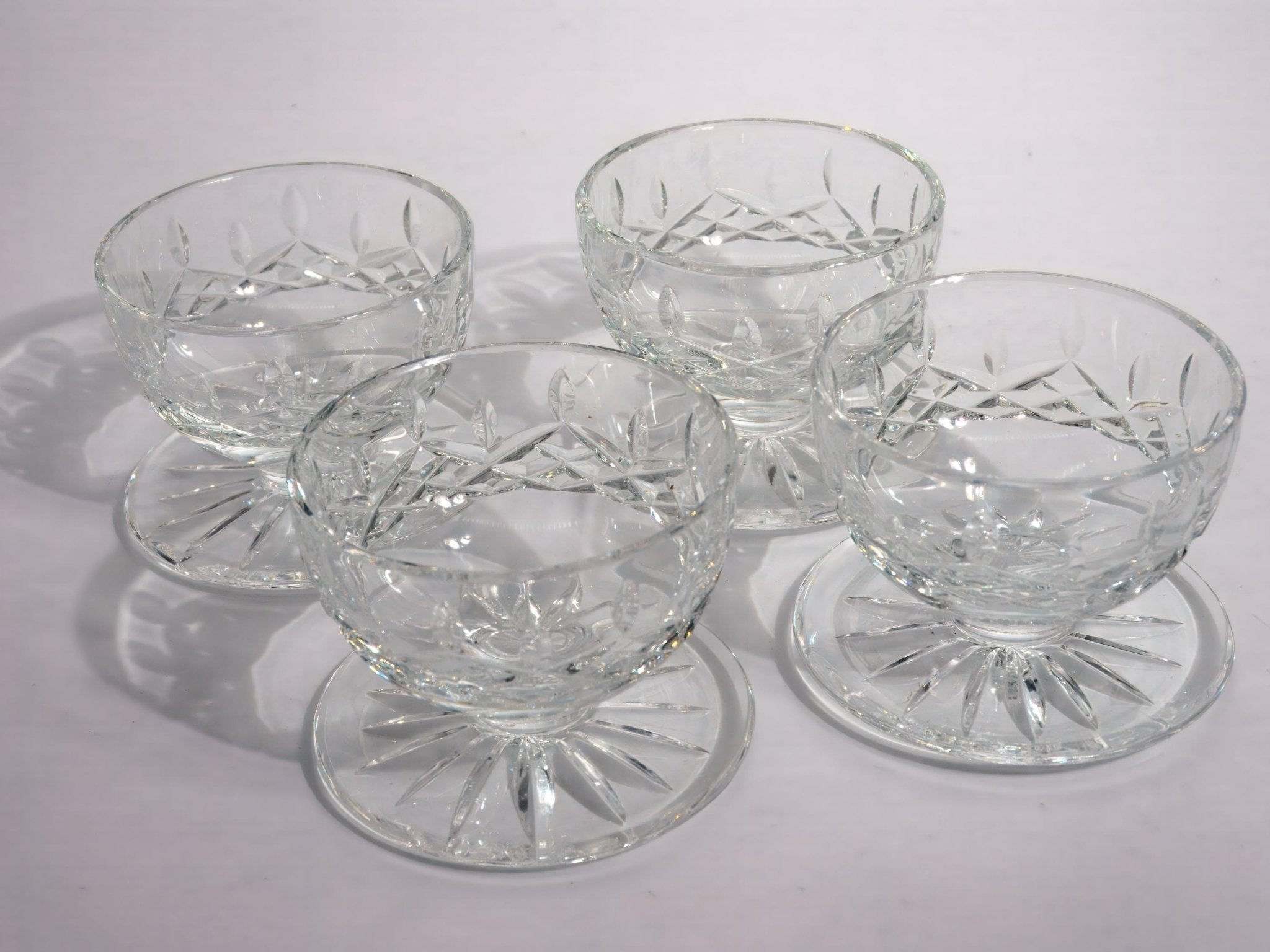 Waterford Waterford Lismore Footed Dessert Bowls For Ice Cream Bowl Snacks Bowl Fruit bowls sherbet parfait bowl gelato Gift for wife Crystal Dessert - Fruit/Dessert Bowl ClassyTea