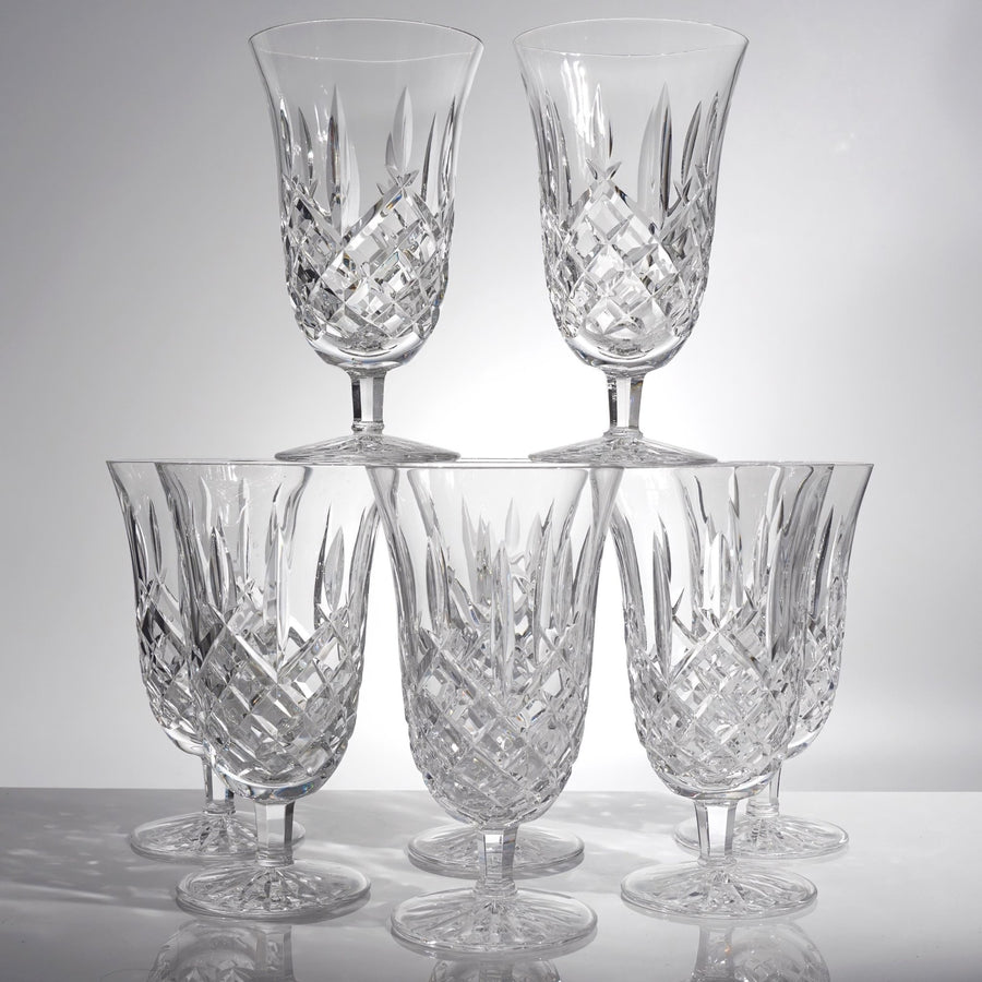 Waterford Araglin Iced Tea Glasses (6.5"), Set of 8 | Vintage Crystal