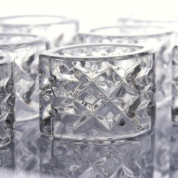 Waterford Waterford "Lismore" Napkin Ring Set For 8 - Napkin Ring Set ClassyTea
