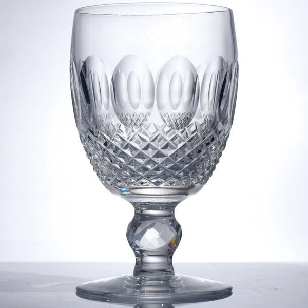 Waterford Eight (8) Waterford Colleen Water Goblet Glass Set Crystal Barware Large Iced Tea Wine Shrimp Cocktail Fruit Salad 15th Anniversary Gift - Water Goblet ClassyTea