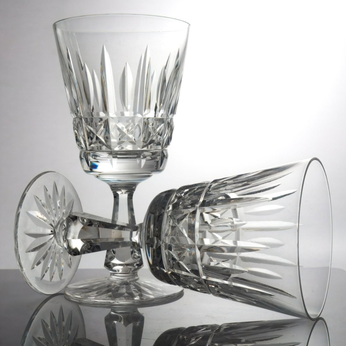 Waterford Two (2) Waterford Kylemore Water Goblets | Large Wine Glass for Bordeaux Valentines gift for Wedding Anniversary gift for wife for daughter - Water Goblet ClassyTea