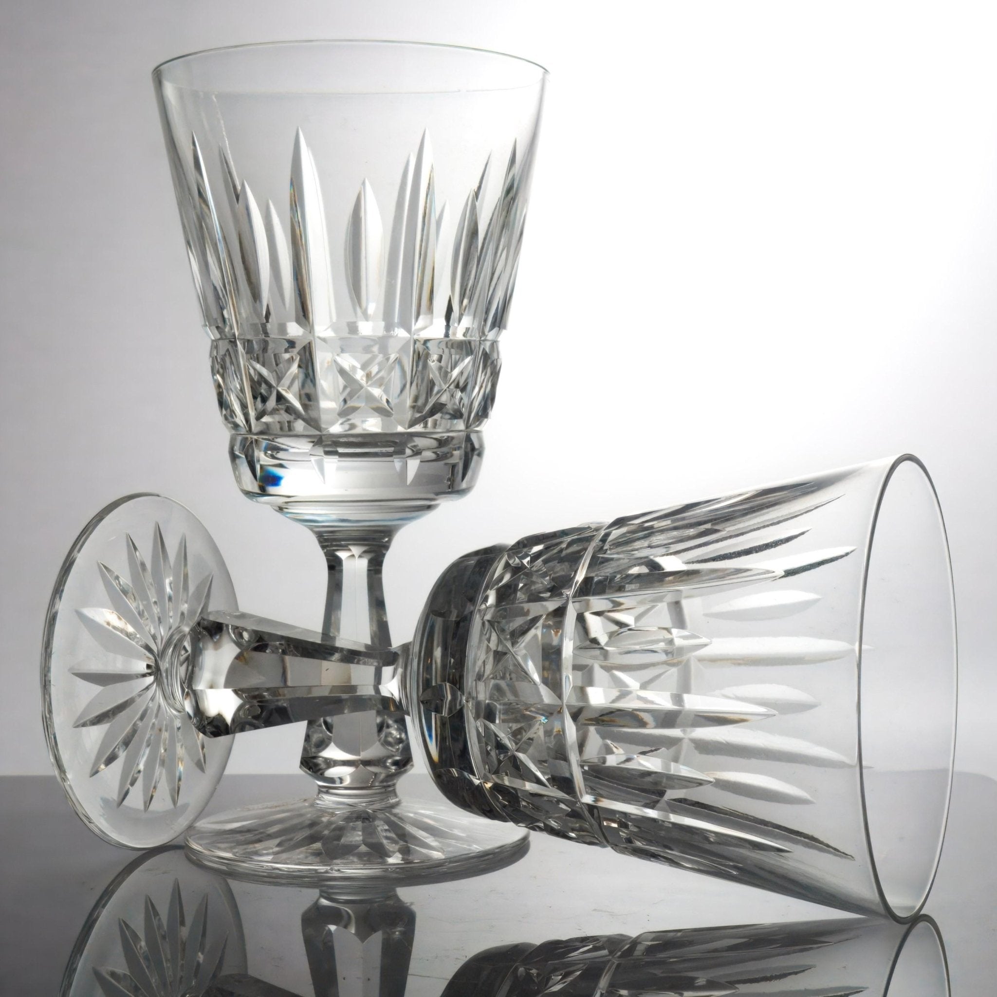 Waterford Two (2) Waterford Kylemore Water Goblets | Large Wine Glass for Bordeaux Valentines gift for Wedding Anniversary gift for wife for daughter - Water Goblet ClassyTea