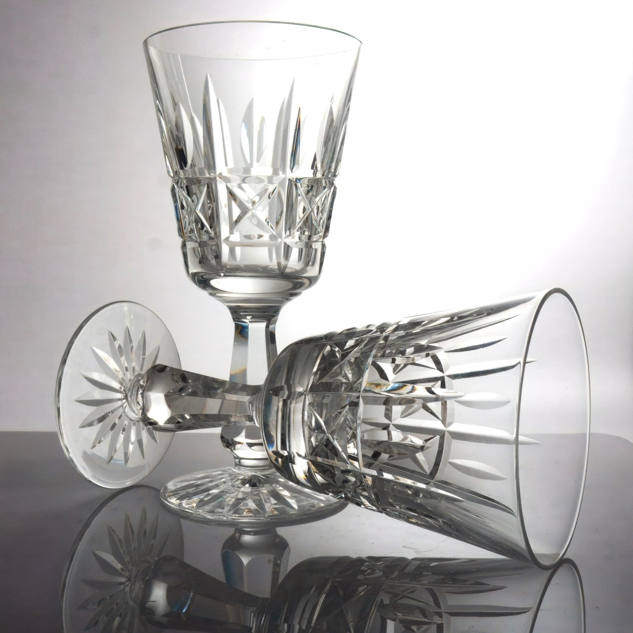 Waterford Two (2) Waterford Kylemore Claret Wine Glass | Small Wine Glass for Wine for Wedding Anniversary gift for wife gift for daughter - Wine Glass ClassyTea